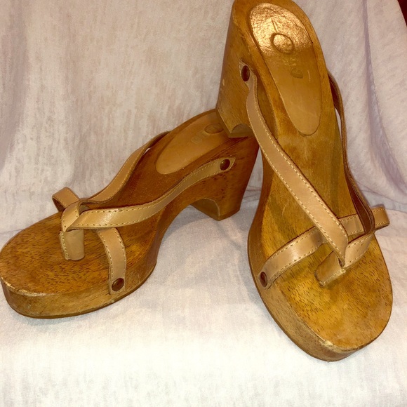 BONGO Shoes - Vintage wooden sandals